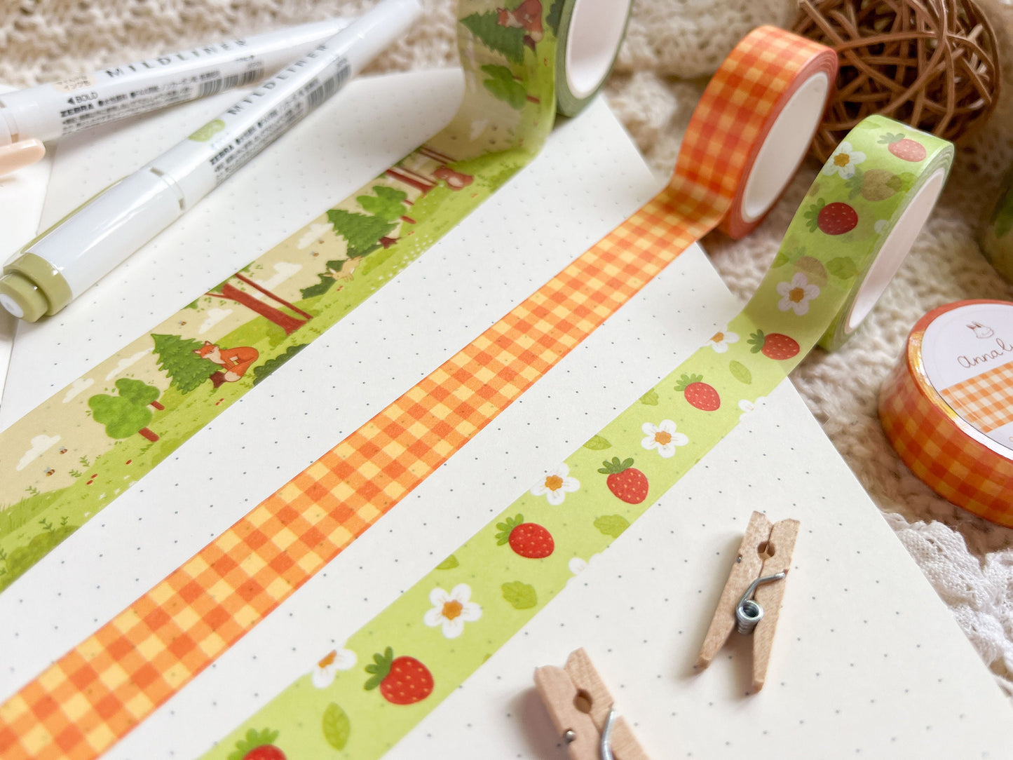 Strawberry Washi Tape