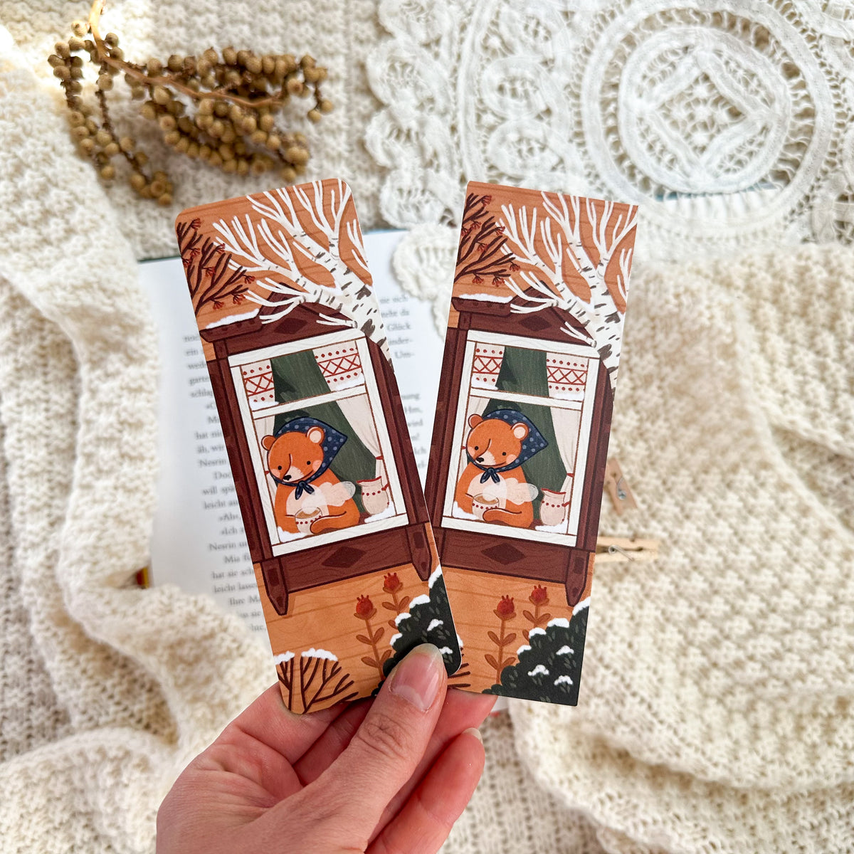 Bookmark - Folklore Winter Window
