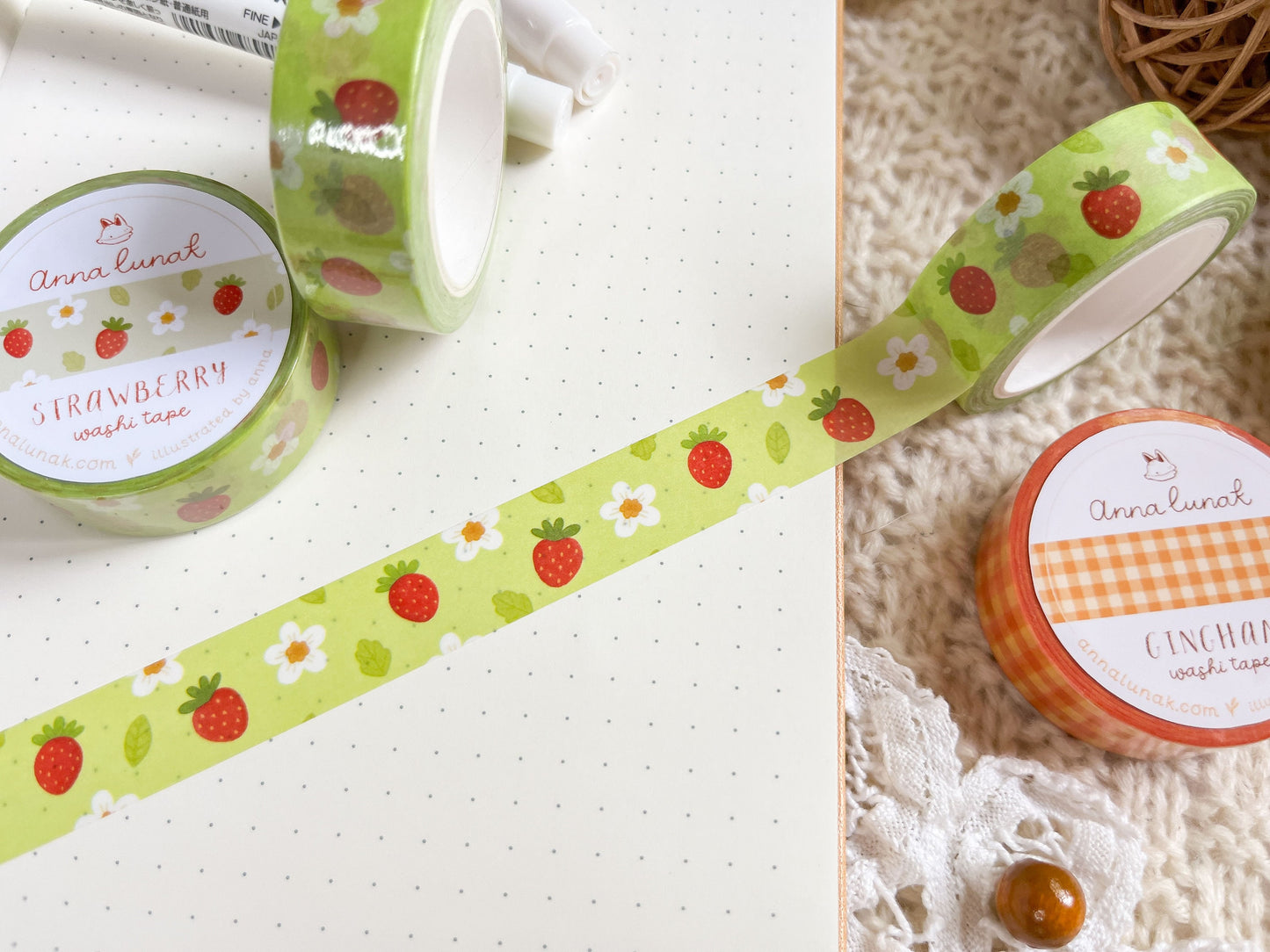 Strawberry Washi Tape