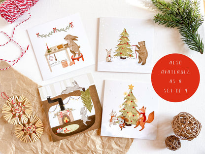 Christmas Baking Greeting Card with envelope