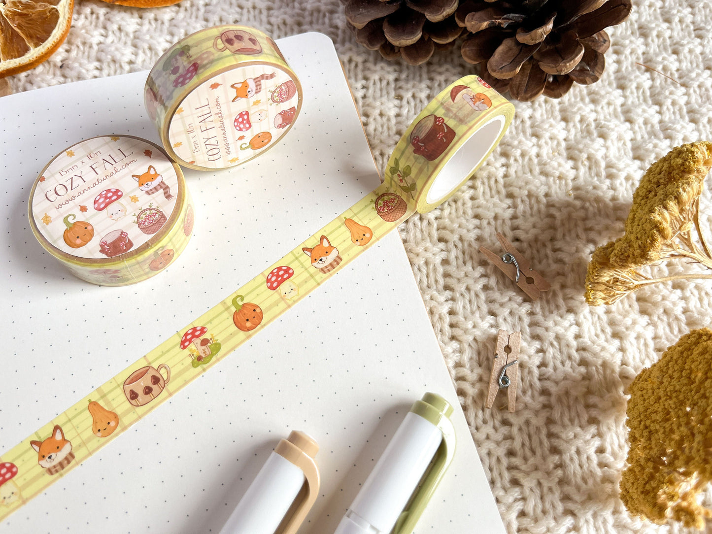 Cozy Fall Washi Tape