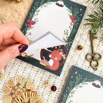 A6 Notepad - Baking Winter Bear