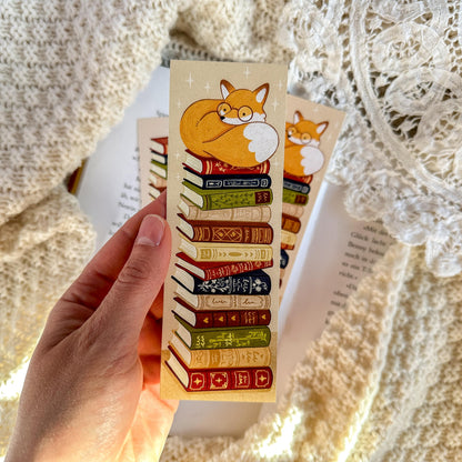Book Lover Fox Bookmark