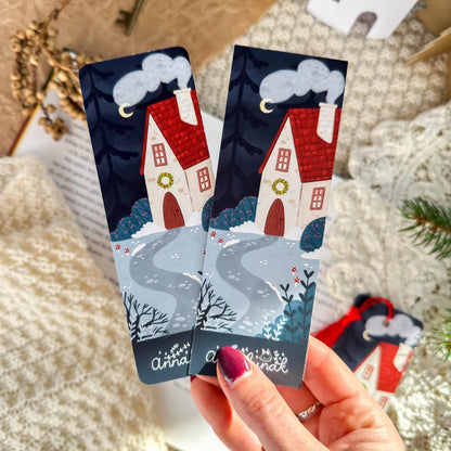 Bookmark - Hedgehog Winter House