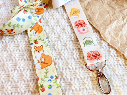 B-GRADE Lanyards // Fox Lanyard // Cozy Time Lanyard