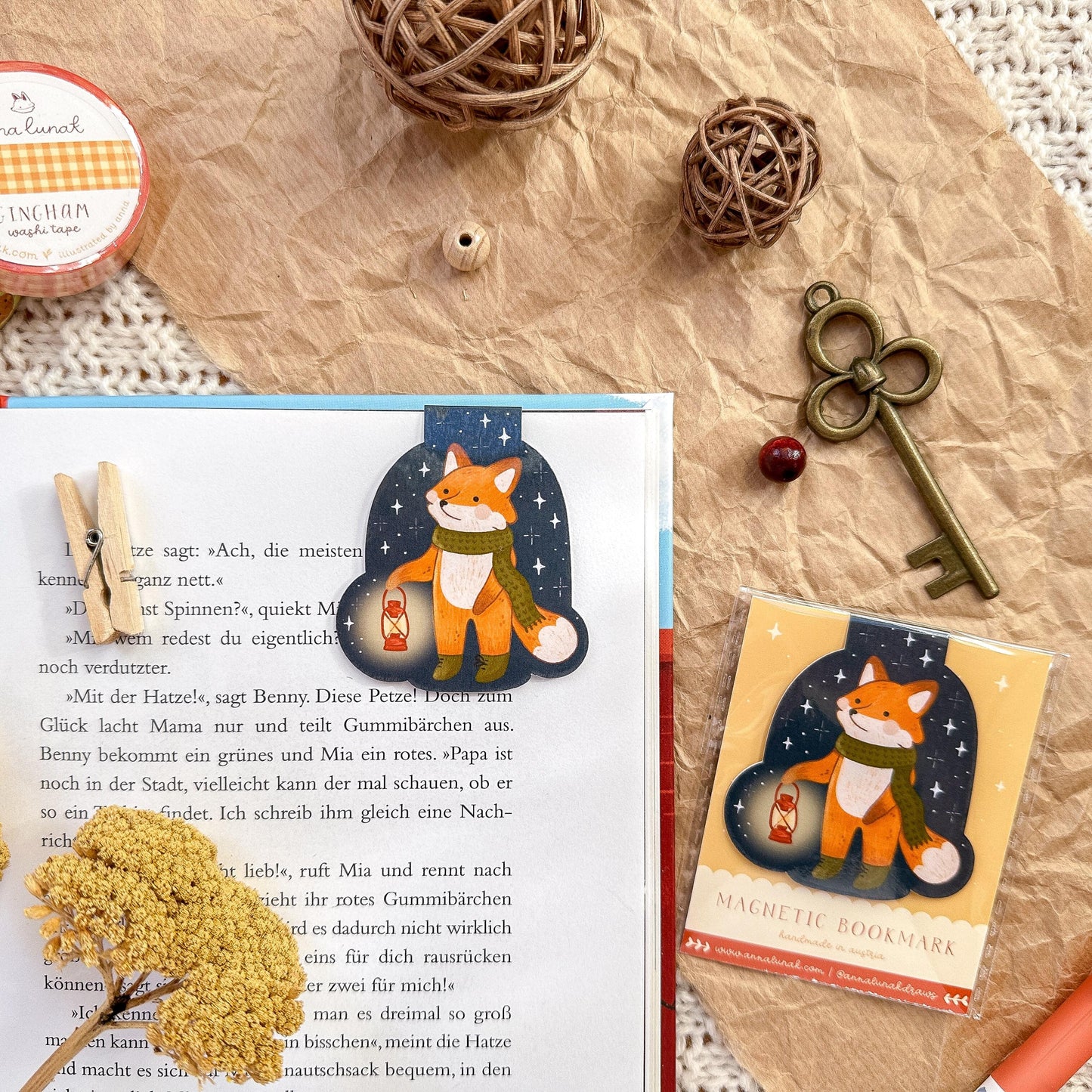 Magnetic Bookmark - Starry Night