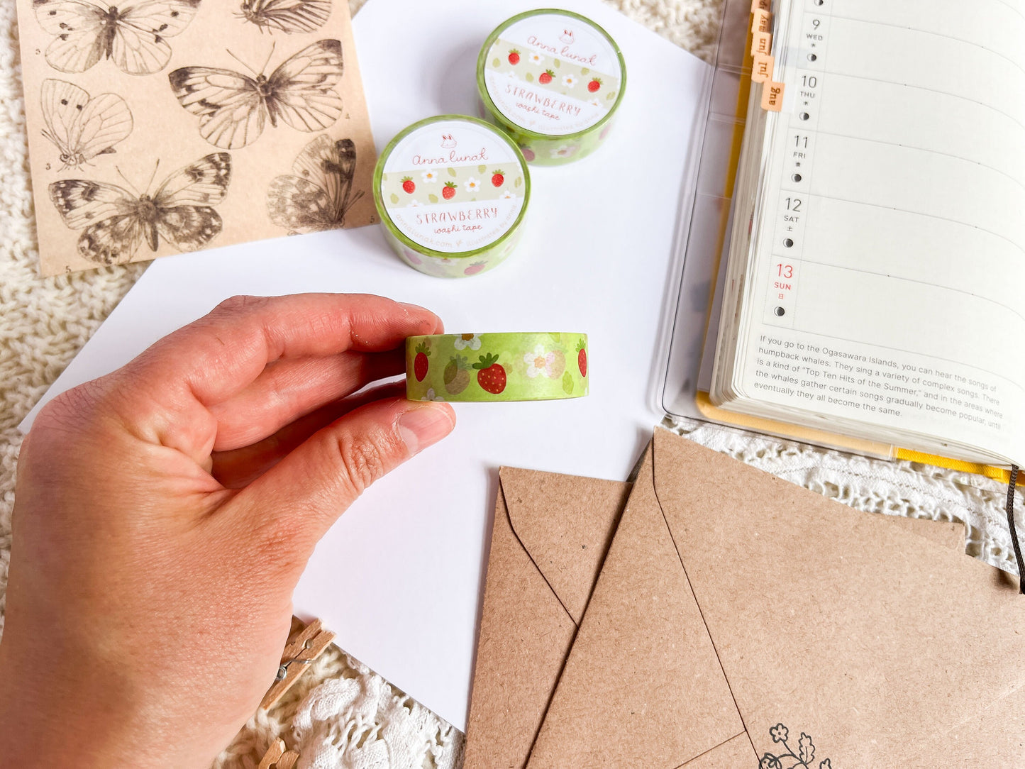 Strawberry Washi Tape