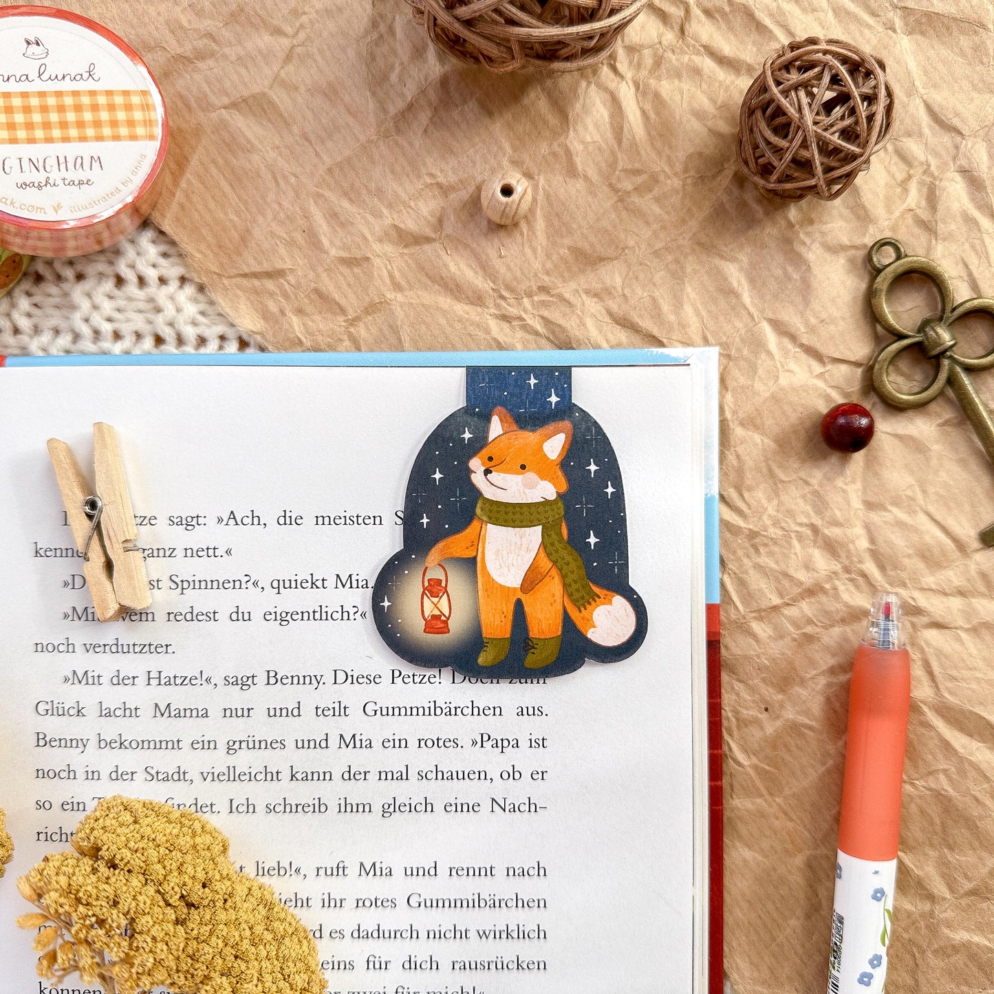 Magnetic Bookmark - Starry Night