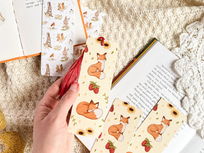 Strawberry Fox Bookmark