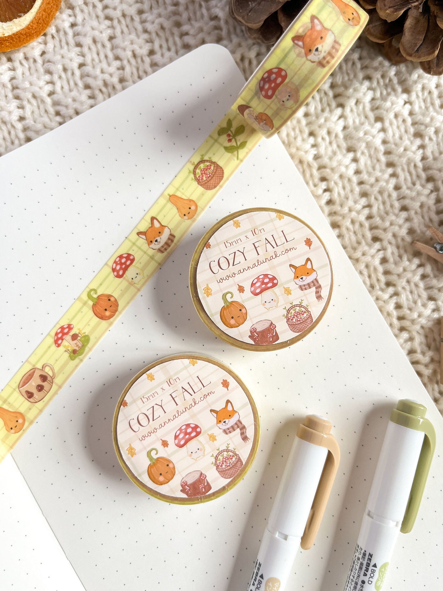 Cozy Fall Washi Tape