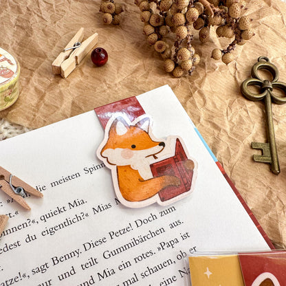 Magnetic Bookmark - Fox Reader