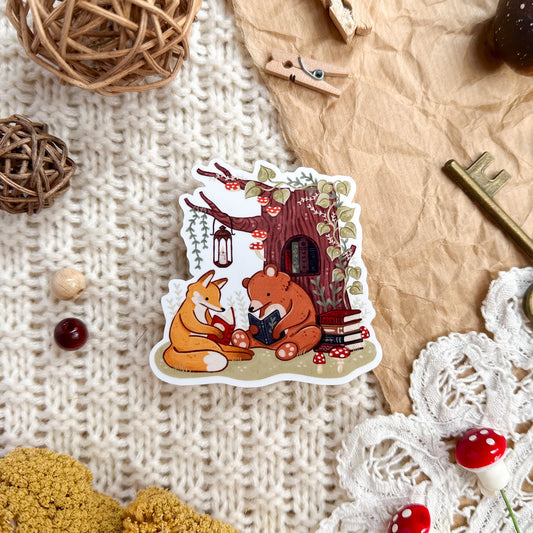 Vinyl Sticker - Enchanted Forest Book Club