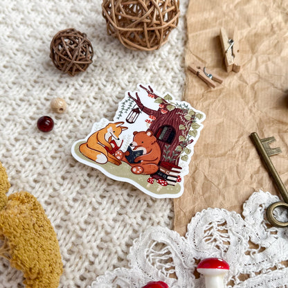Vinyl Sticker - Enchanted Forest Book Club