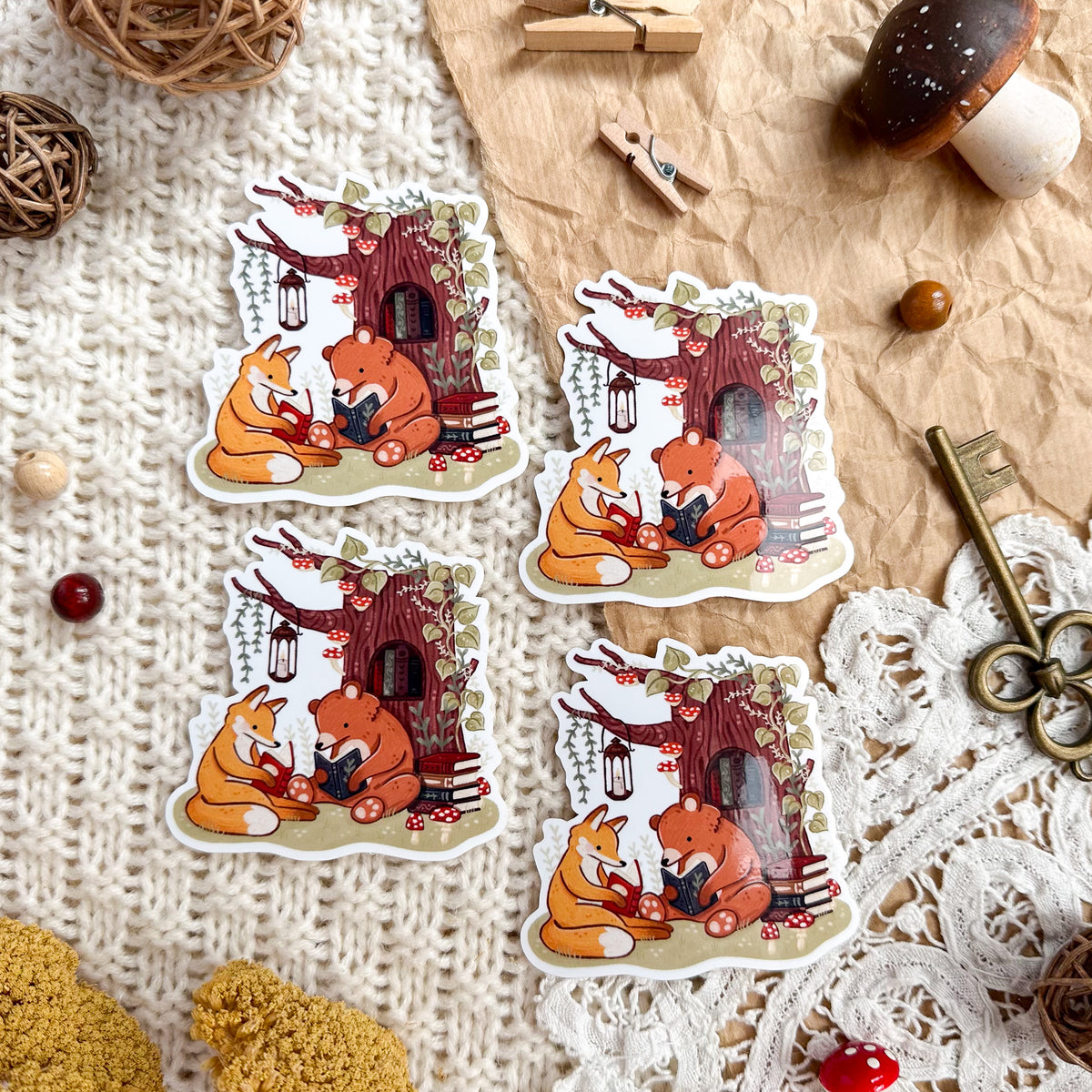 Vinyl Sticker - Enchanted Forest Book Club