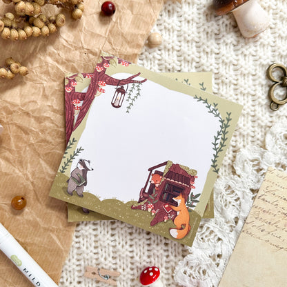 Memo Pad - Enchanted Forest Library