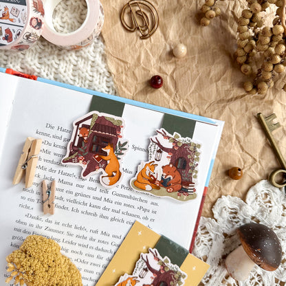 Magnetic Bookmark - Enchanted Forest Library