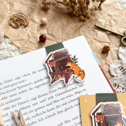 Magnetic Bookmark - Enchanted Forest Library