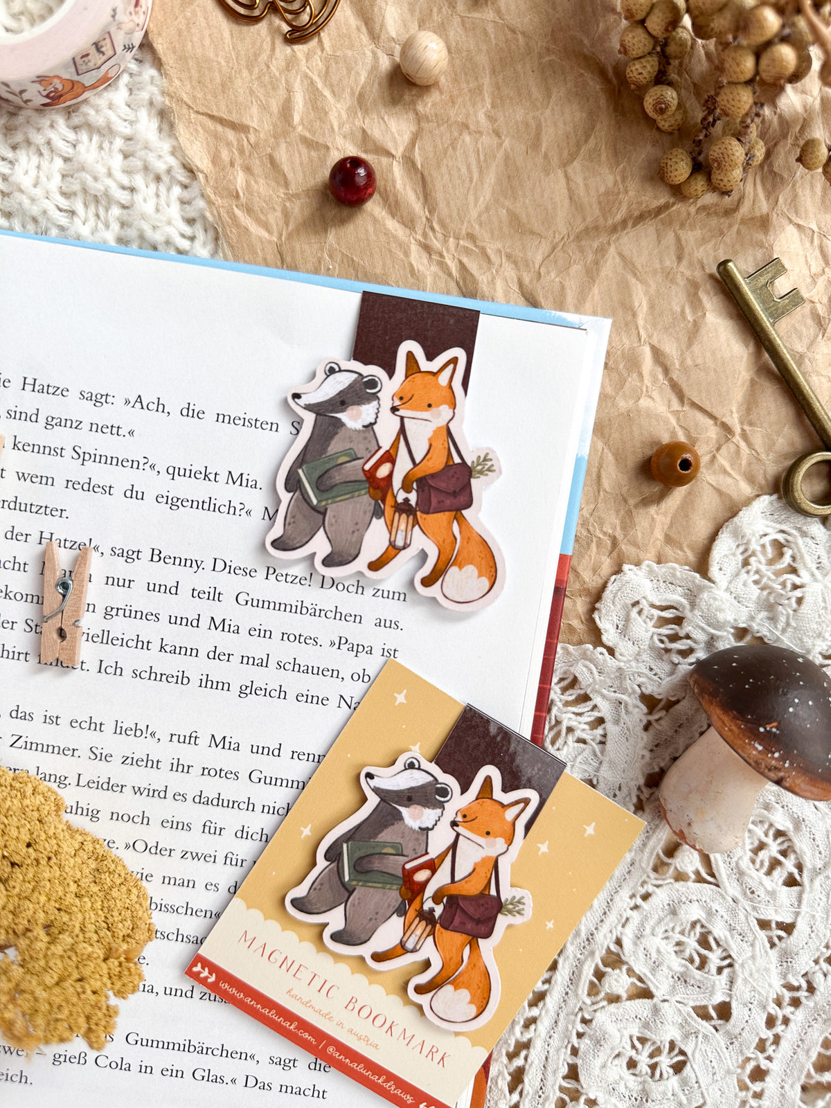 Magnetic Bookmark - Enchanted Forest Readers