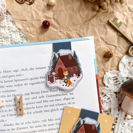 Magnetic Bookmark - Woodland Folklore Winter