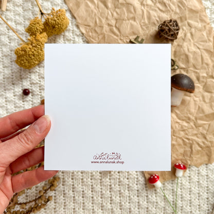 Square Art Print - Enchanted Forest Book Club