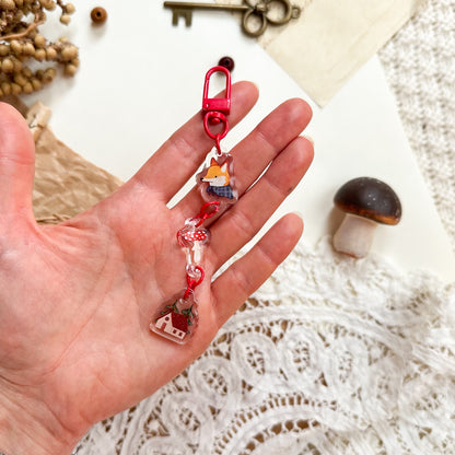 Keychain - Folklore Forest Fox