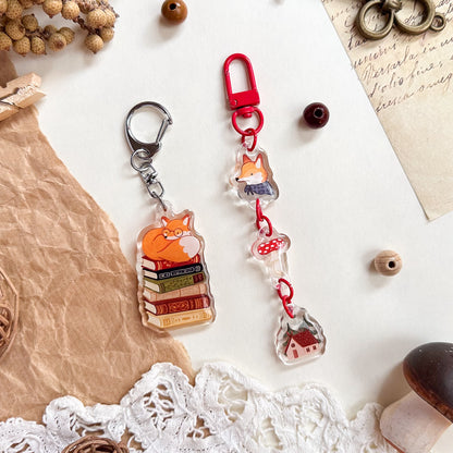 Keychain - Folklore Forest Fox
