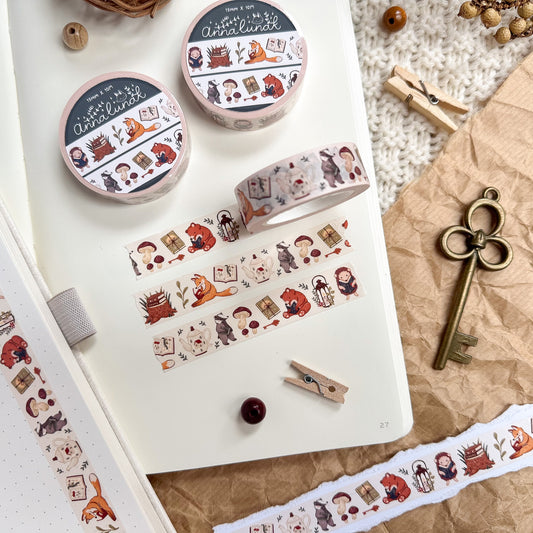 Washi Tape - Enchanted Forest Library