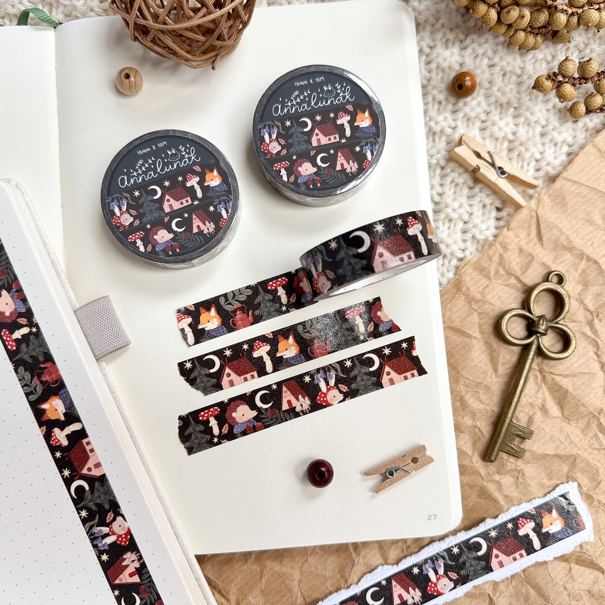 Washi Tape - Folklore Forest