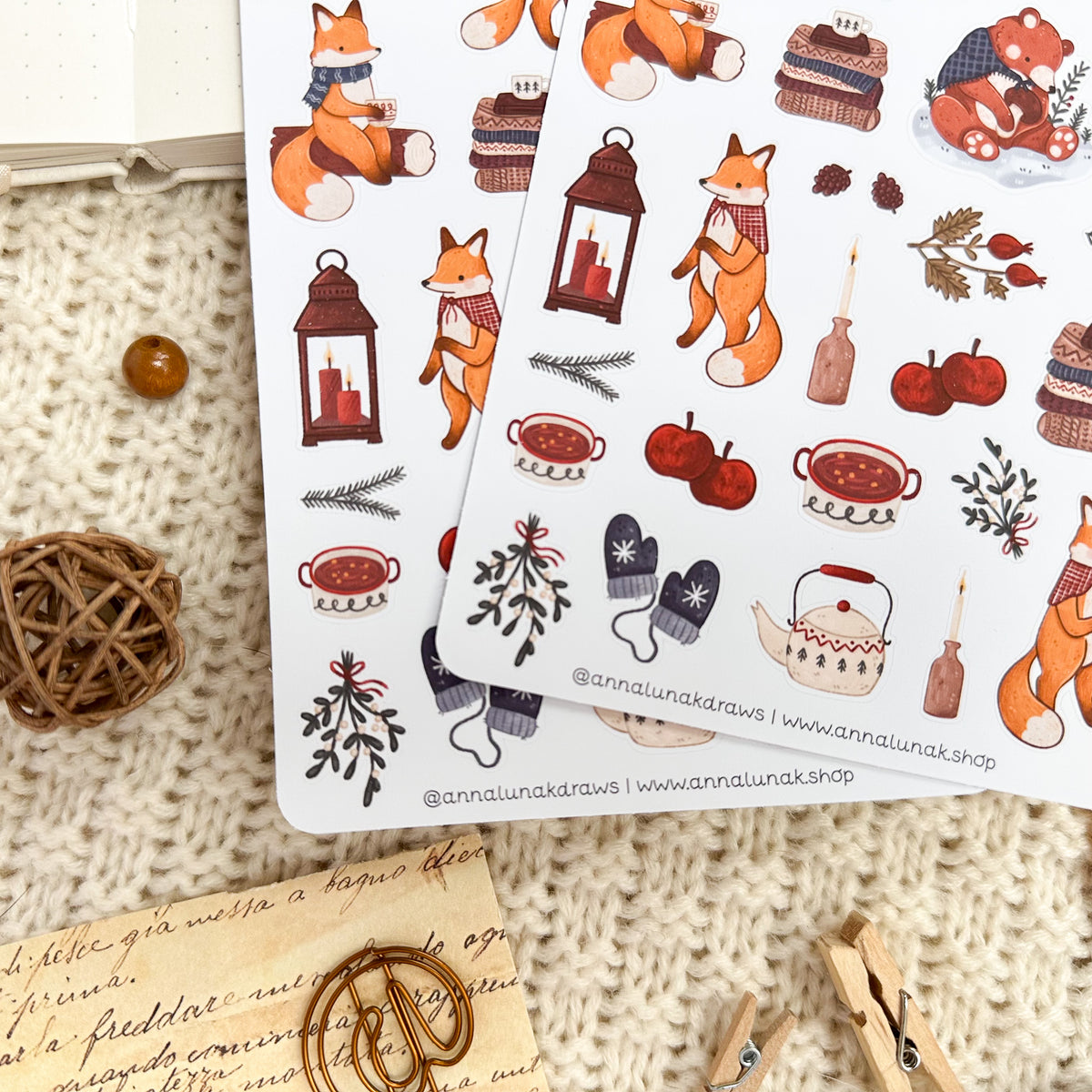 Sticker Sheet - Winter Comfort