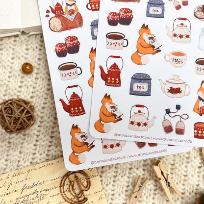 Sticker Sheet - Tea Comfort