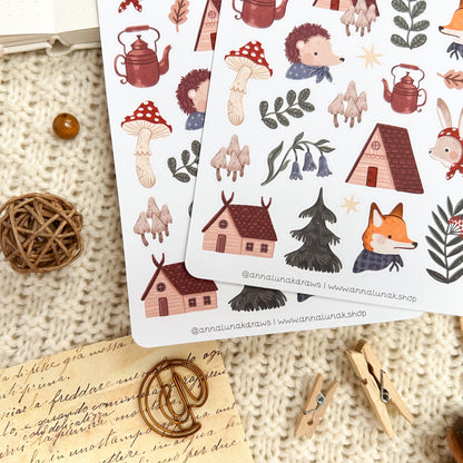 Sticker Sheet - Woodland Folklore