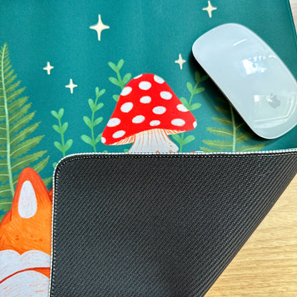Waterproof Desk Mat - Fern Fox | Mouse Pad | Gaming Mouse Mat