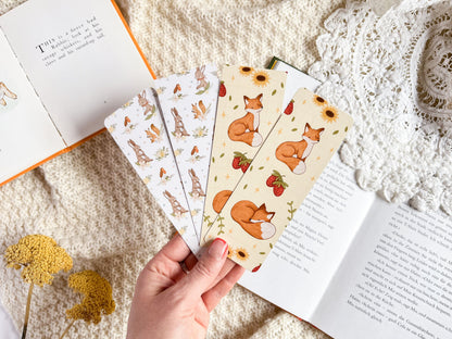 Strawberry Fox Bookmark