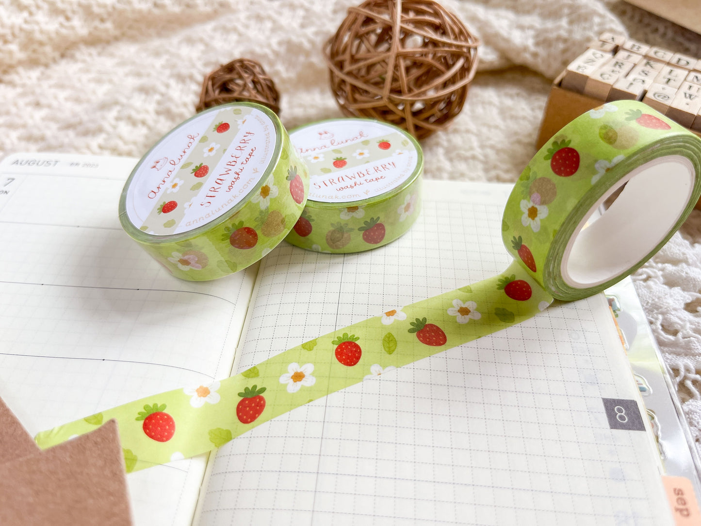 Strawberry Washi Tape