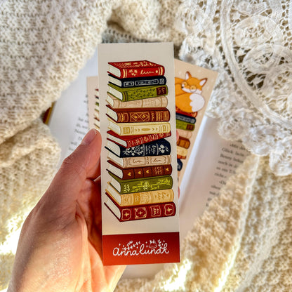Book Lover Fox Bookmark