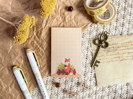 Notepad Tea Fox