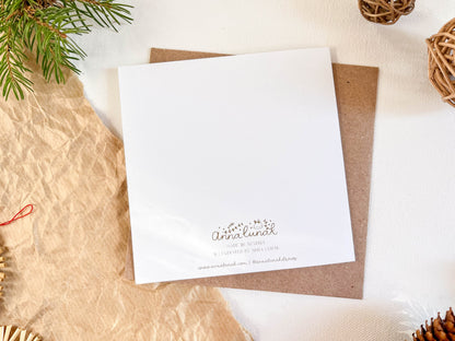 Christmas Baking Greeting Card with envelope