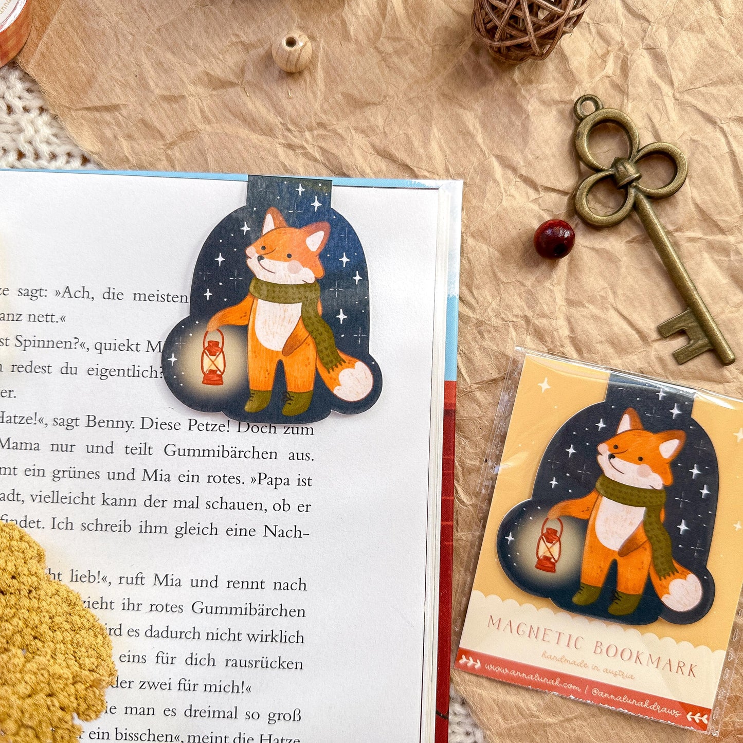 Magnetic Bookmark - Starry Night