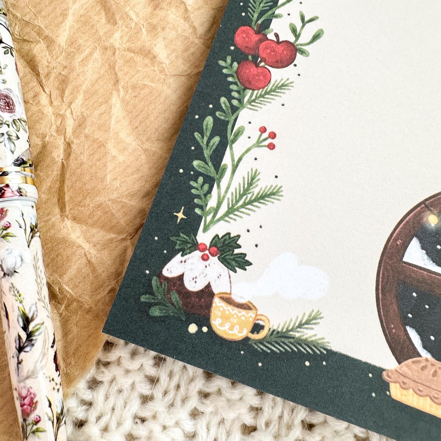 A6 Notepad - Baking Winter Bear