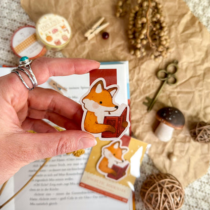 Magnetic Bookmark - Fox Reader