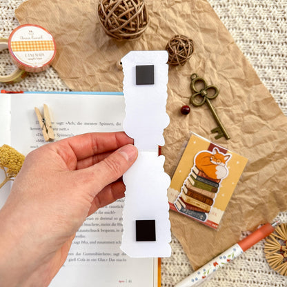 Magnetic Bookmark - Book Lover Fox