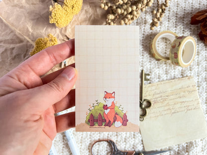 Notepad Tea Fox