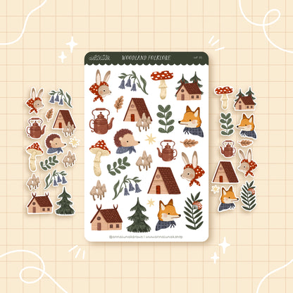Sticker Sheet - Woodland Folklore