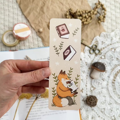 Bookmark - Reading Fox