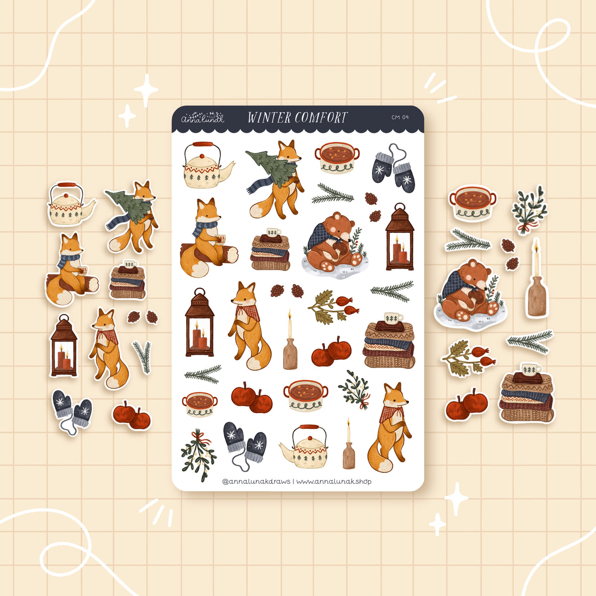Sticker Sheet - Winter Comfort
